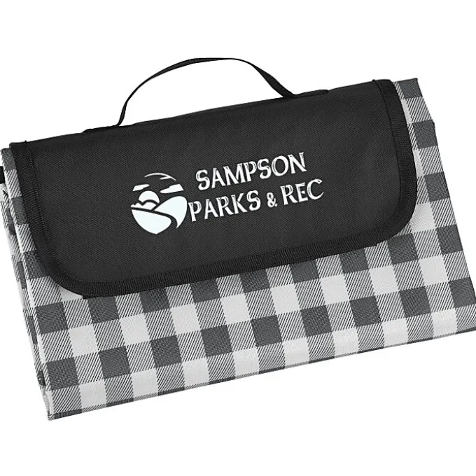 Gingham Fold Up Picnic Blanket