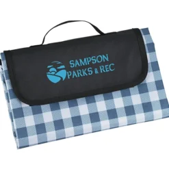 Gingham Fold Up Picnic Blanket