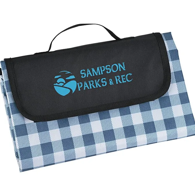 Gingham Fold Up Picnic Blanket