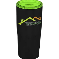 Glacier Diamond Vacuum Travel Tumbler - 20 oz - Full Color