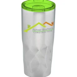 Glacier Diamond Vacuum Travel Tumbler - 20 oz - Full Color