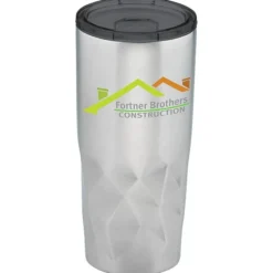Glacier Diamond Vacuum Travel Tumbler - 20 oz - Full Color
