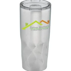 Glacier Diamond Vacuum Travel Tumbler - 20 oz - Full Color