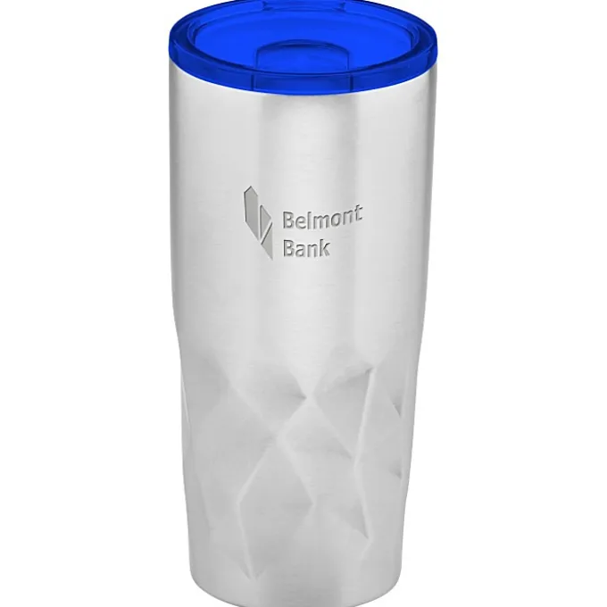 Glacier Diamond Vacuum Travel Tumbler - 20 oz - Laser Engraved