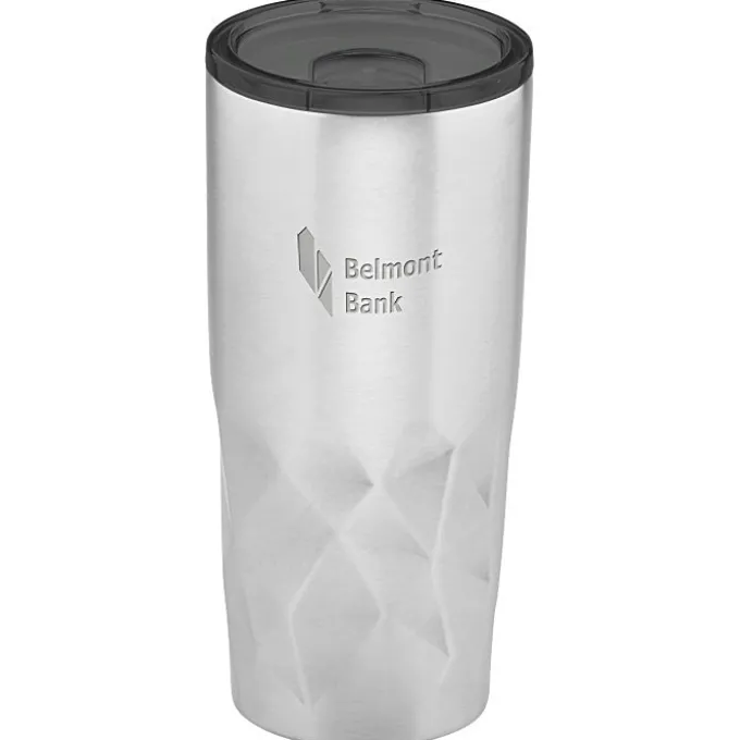 Glacier Diamond Vacuum Travel Tumbler - 20 oz - Laser Engraved