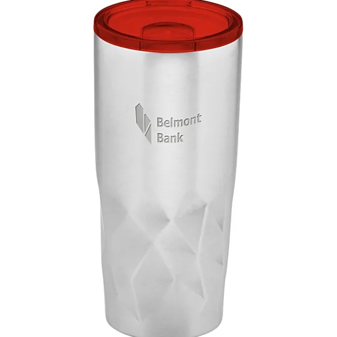 Glacier Diamond Vacuum Travel Tumbler - 20 oz - Laser Engraved