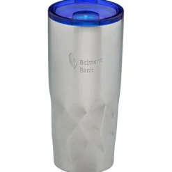 Glacier Diamond Vacuum Travel Tumbler - 20 oz - Laser Engraved