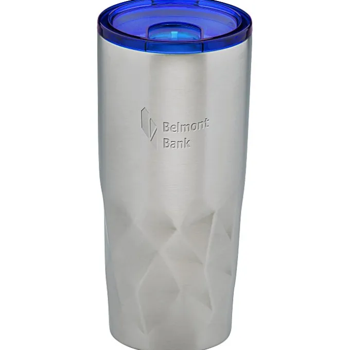 Glacier Diamond Vacuum Travel Tumbler - 20 oz - Laser Engraved