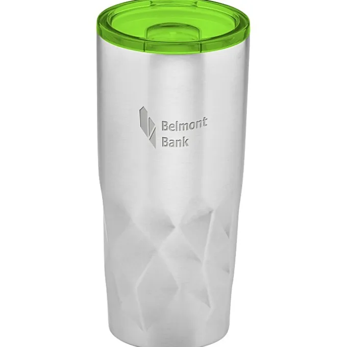Glacier Diamond Vacuum Travel Tumbler - 20 oz - Laser Engraved