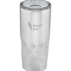 Glacier Diamond Vacuum Travel Tumbler - 20 oz - Laser Engraved