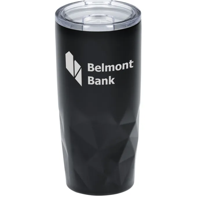 Glacier Diamond Vacuum Travel Tumbler - 20 oz - Laser Engraved