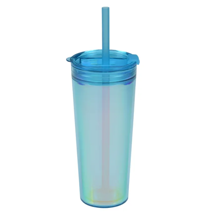 Glam Tumbler with Straw - 24 oz