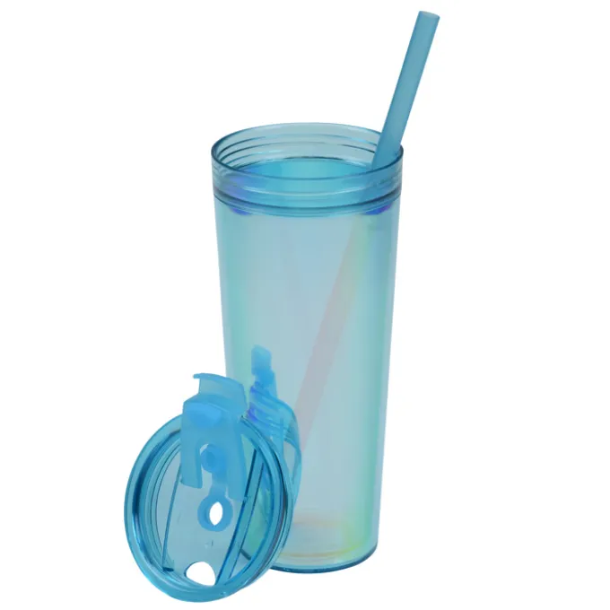 Glam Tumbler with Straw - 24 oz