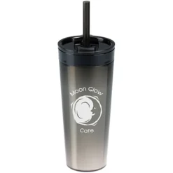 Glam Tumbler with Straw - 24 oz