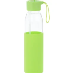 Glass Bottle with Flip Straw Lid - 20 oz.