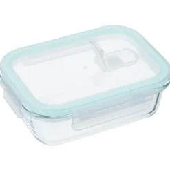 Glass Food Container with Snap On Lid