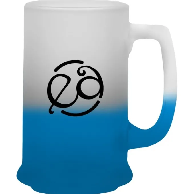 Glass Tankard Mug - 14.5 oz - Frosty Color