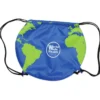 Globe Drawstring Backpack