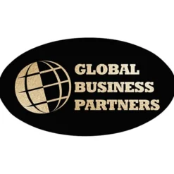 Gloss Black Embossed Seal By the Roll - Oval - 1-1/2 inches x 2-5/8 inches
