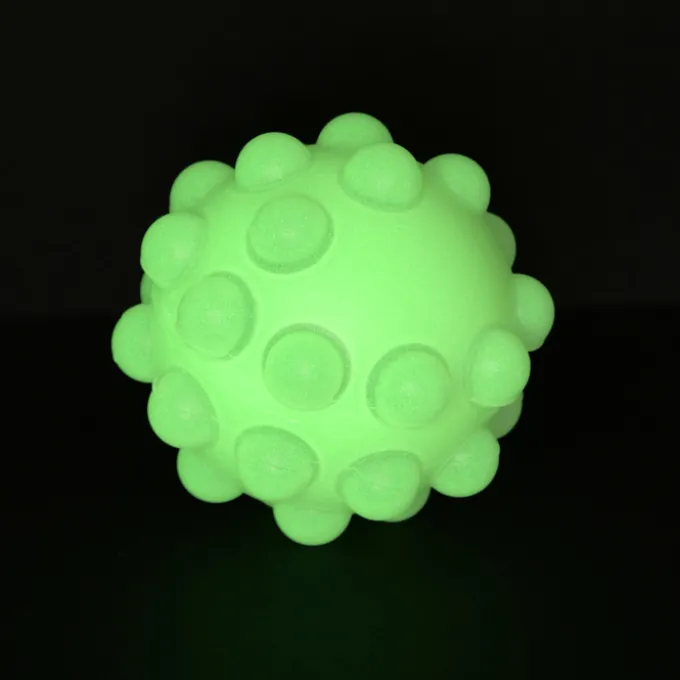 Glow in the Dark Push Pop Ball - 24 hr