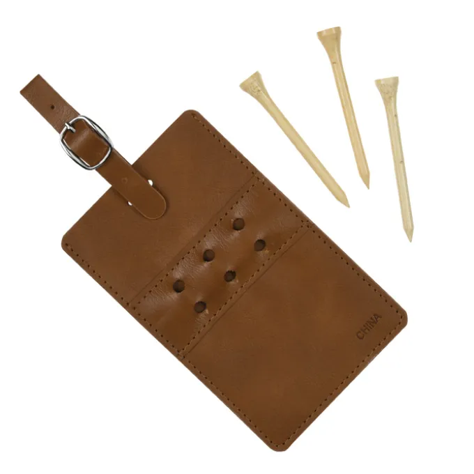 Golf Bag Tag & Tee Set