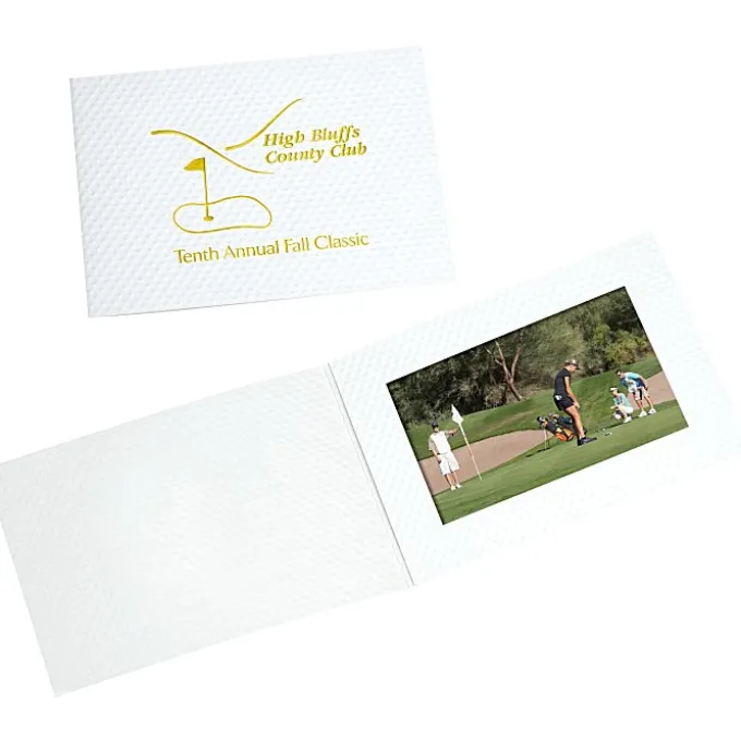 Golf Ball Dimple Photo Folder - 4 inches x 6 inches