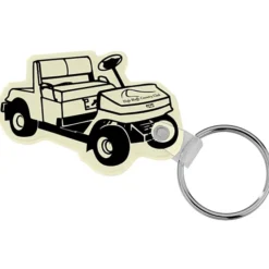 Golf Cart Soft Keychain - Opaque