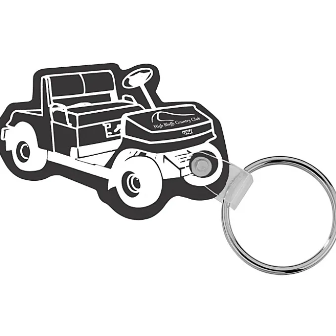 Golf Cart Soft Keychain - Opaque