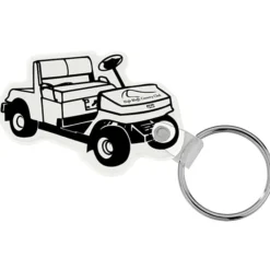 Golf Cart Soft Keychain - Opaque