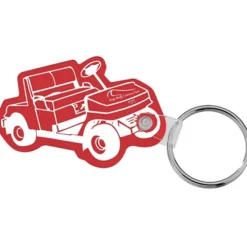 Golf Cart Soft Keychain - Translucent