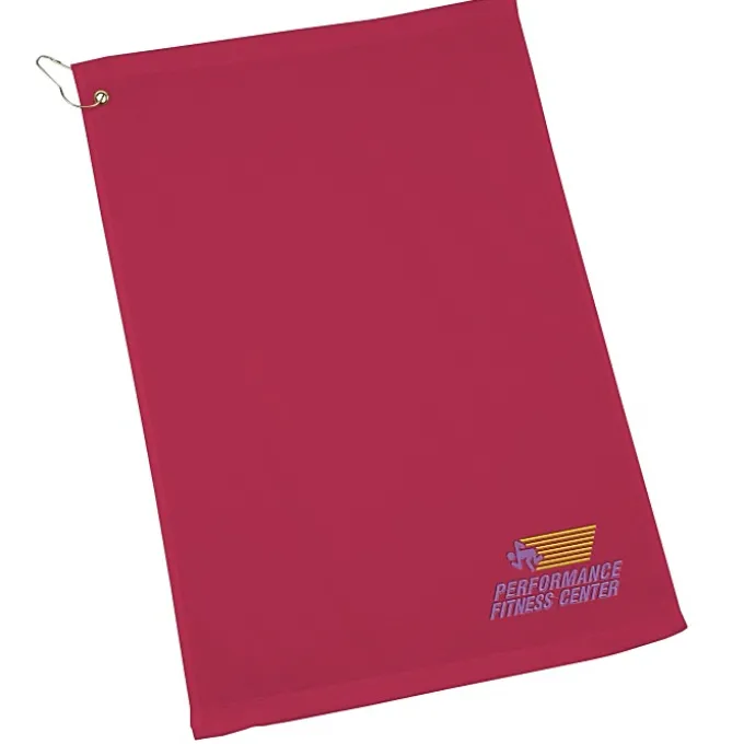 Golf Towel with Grommet and Clip