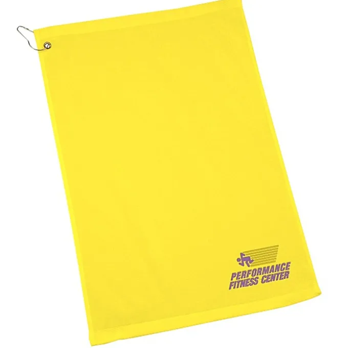 Golf Towel with Grommet and Clip