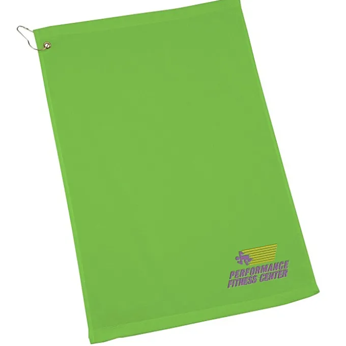Golf Towel with Grommet and Clip