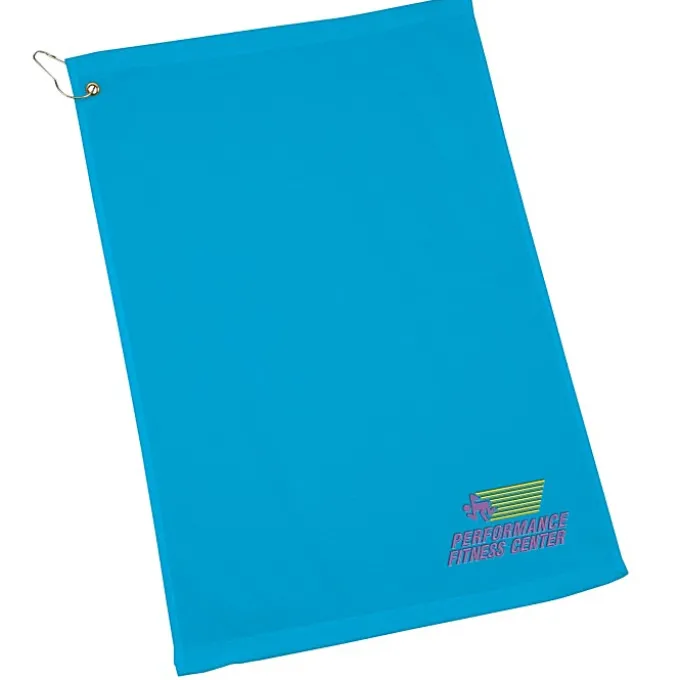 Golf Towel with Grommet and Clip