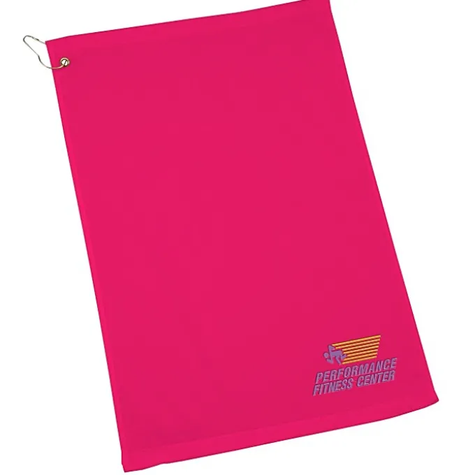 Golf Towel with Grommet and Clip