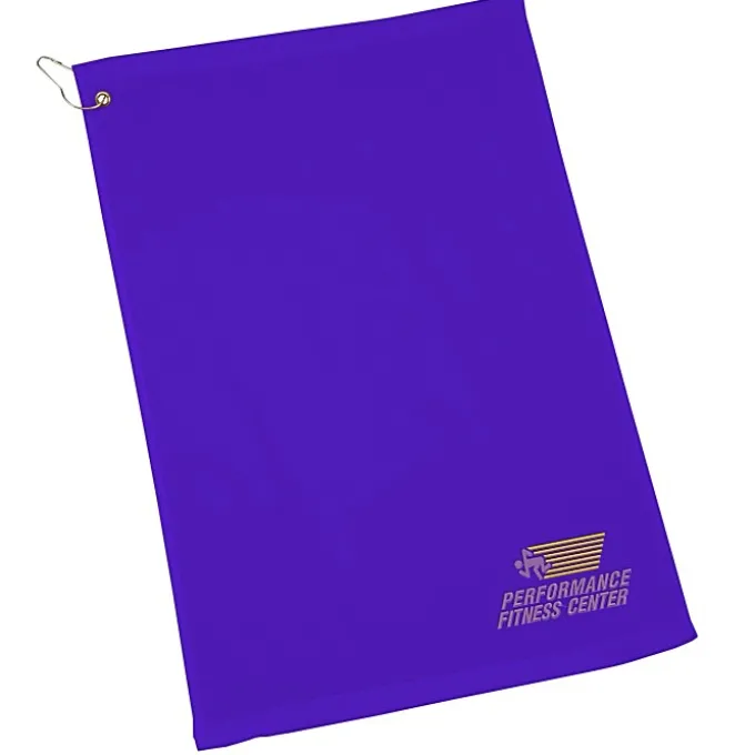 Golf Towel with Grommet and Clip