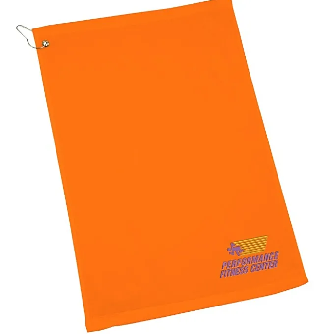 Golf Towel with Grommet and Clip