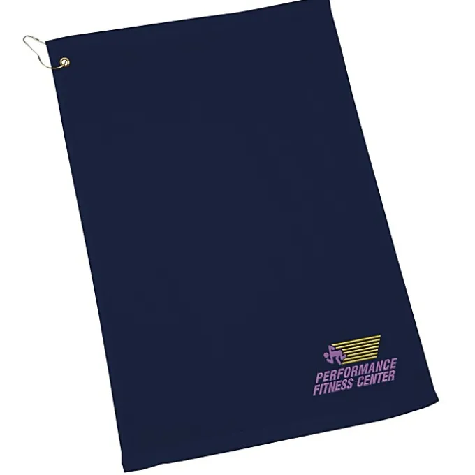 Golf Towel with Grommet and Clip - 24 hr