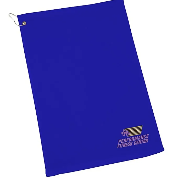 Golf Towel with Grommet and Clip - 24 hr
