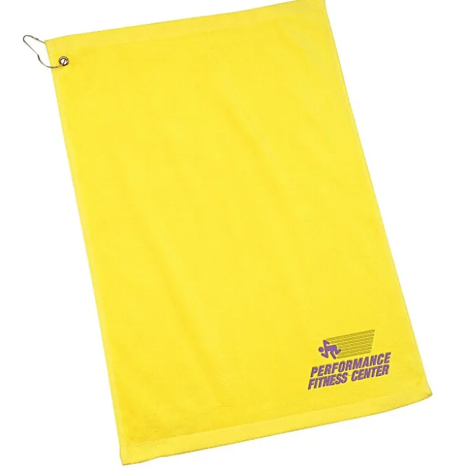 Golf Towel with Grommet and Clip - 24 hr