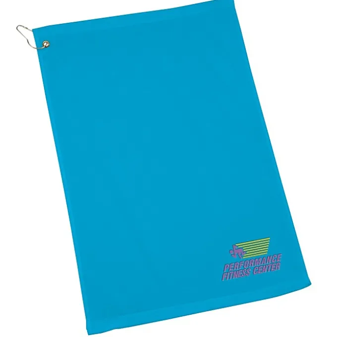 Golf Towel with Grommet and Clip - 24 hr