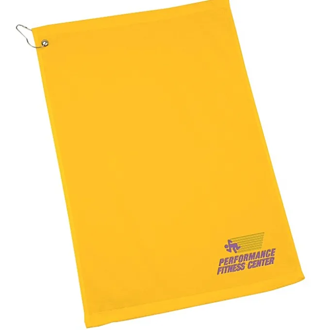 Golf Towel with Grommet and Clip - 24 hr