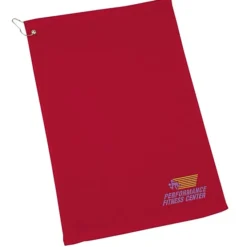 Golf Towel with Grommet and Clip - 24 hr