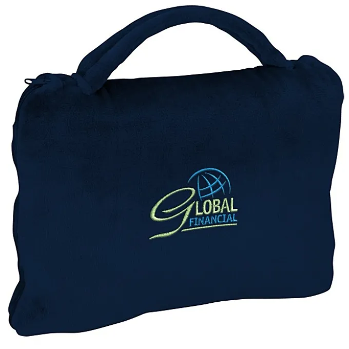 Grab-N-Go Travel Blanket - Embroidered