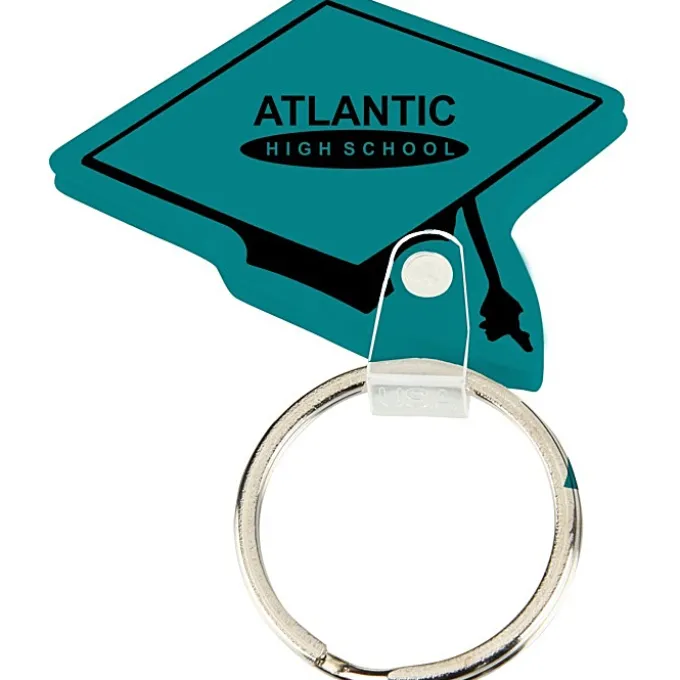 Graduation Cap Soft Keychain - Opaque