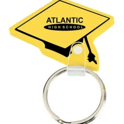 Graduation Cap Soft Keychain - Opaque