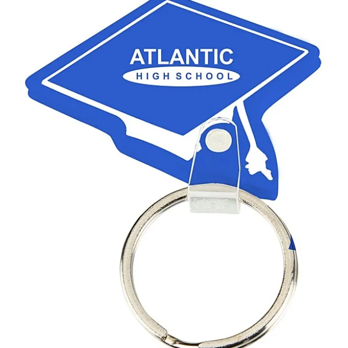 Graduation Cap Soft Keychain - Opaque