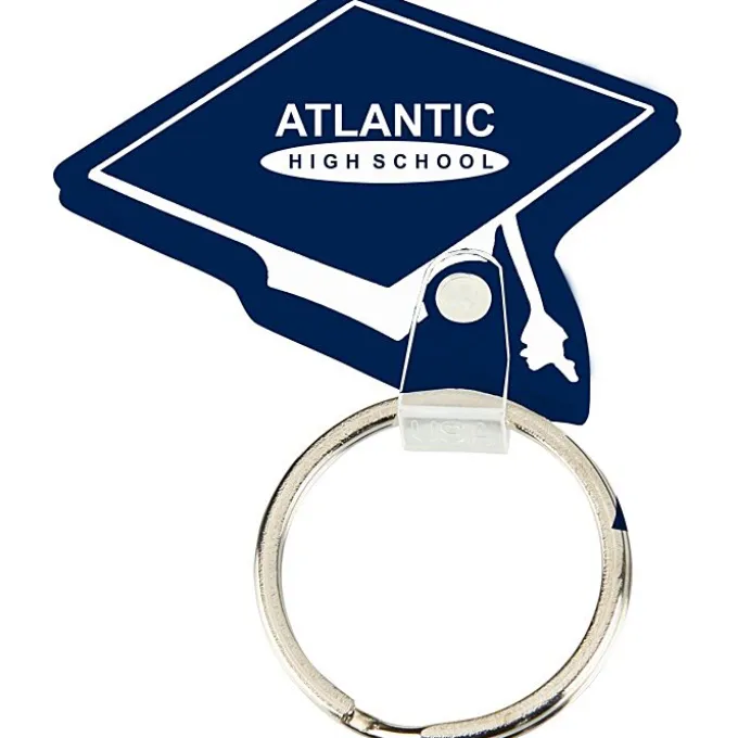Graduation Cap Soft Keychain - Opaque