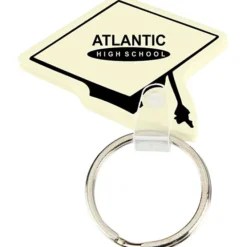 Graduation Cap Soft Keychain - Opaque