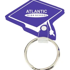 Graduation Cap Soft Keychain - Opaque